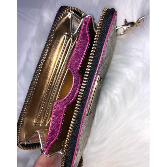 NWOT• Stella & Dot Chelsea Tech Snakeskin Wallet - Picture 8 of 8